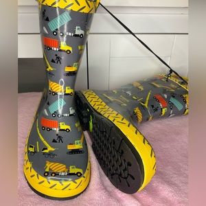 Construction Trucks Western chief Rain Boots Kids 2